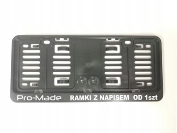 Ramka do tablic rej małych nowych PL USA z napisem