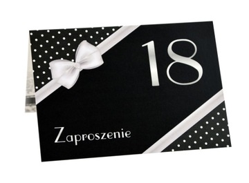 Zaproszenia na 18, 20, 30 itp MIX 1