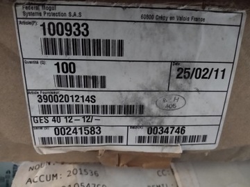 FEDERAL MOGUL SERIES GES 40 изоляция 12-12 фи 12мм