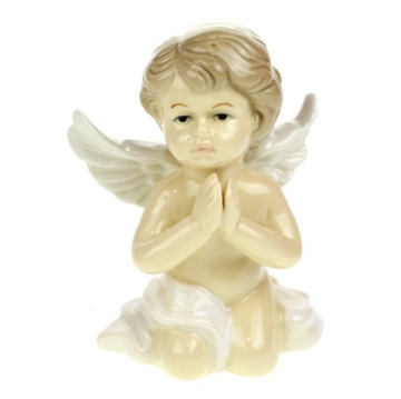 ANIOŁ ANIOŁEK CERAMICZNY FIGURKA DEKORACYJNA 13cm