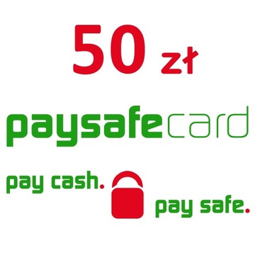 PaySafeCard 50 zł PSC Kod PIN Karta Portfel