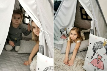 Детская палатка TIPI WIGWAM HOMEK с бархатным ковриком xxl