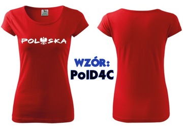 Женская футболка POLISH FAN OF THE NATIONAL NATIONAL XXL