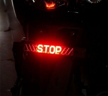 Światło STOP 3w1 LED Motocykl Tuning 12V Kufer Błotnik Ogon Lampa +Gift