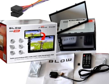 АВТОМОБИЛЬНОЕ РАДИО BLOW 2DIN ЕВРОПЕЙСКИЕ КАРТЫ GPS SD USB