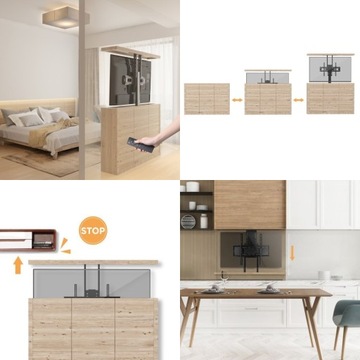 ПОДСТАВКА ЭЛЕКТРИЧЕСКАЯ ВЫДВИЖНАЯ КРЕПЛЕНИЕ ДЛЯ ПОДЪЕМНИКА ТЕЛЕВИЗОРА 50 кг