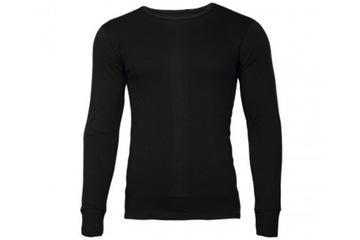 УТЕПЛЕННАЯ ФУТБОЛКА С ДЛИННЫМ РУКАВОМ, ЧЕРНАЯ, 