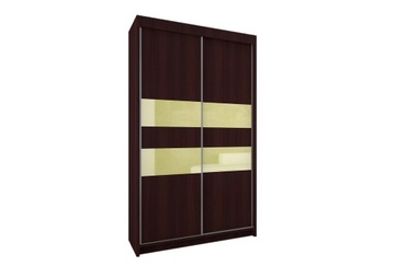 Szafa przesuwna dwudrzwiowa 120 cm wenge F120