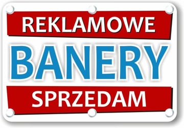 Baner Reklamowy 2x1m SPRZEDAM Gotowe Wzory 200x100cm
