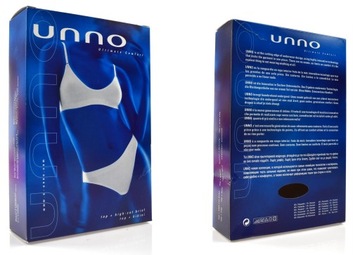 Спортивный комплект UNNO: мягкий бюстгальтер, топ, трусики M/L + M.