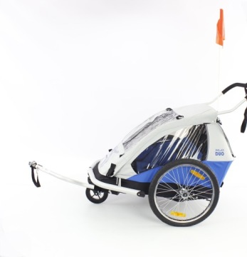 XLC ПРИЦЕП-крузер 2-местная КОЛЯСКА DUO JOGGER 3в1