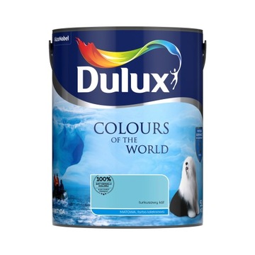 КРАСКА DULUX ЦВЕТА МИРА БИРЮЗОВЫЙ УТЕС 5Л