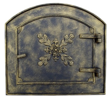 Чугунная дверца духовки для коптильни для пиццы