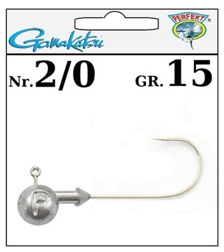 JIG PERFEKT na haku GAMAKATSU Nr.2/0 - 15 gr