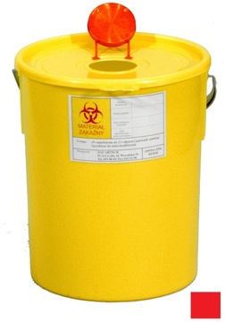 Pojemnik pojemniki na odpady medyczne ostre 20 l