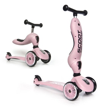 SCOOT AND RIDE Hulajnoga HighWayKick 2w1 rose