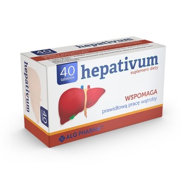 Hepativum 40 tabletek (Hepatil) WĄTROBA