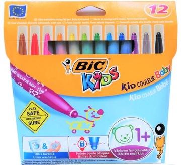 BIC flamastry 12k Kid Couleur BABY dzieci 1+ 7056