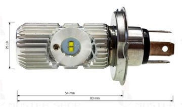 СВЕТОДИОДНАЯ ЛАМПА H4 HS1 1400 LM МОТОКУТЕР МОТОЦИКЛ