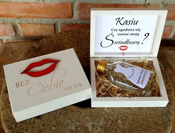 ПРИГЛАШЕНИЕ ДЛЯ СВИДЕТЕЛЕЙ В КОРОБКЕ С 3D ГРАВИРОВКОЙ