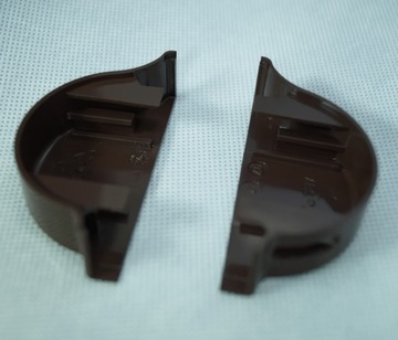 ЗАГЛУШКИ, БОКОВЫЕ КРЫШКИ, КАССЕТЫ, КРЫШКИ ДЛЯ МАСОК, ЖАЛЮЗИ BESTA, КОРИЧНЕВЫЕ - 10 комплектов