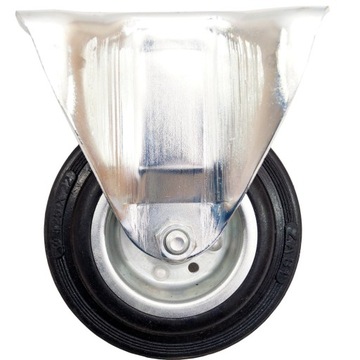 МЕТАЛЛОРЕЗИНОВОЕ КОЛЕСО 125 ММ, ФИКСИРОВАННЫЙ КОРПУС 23