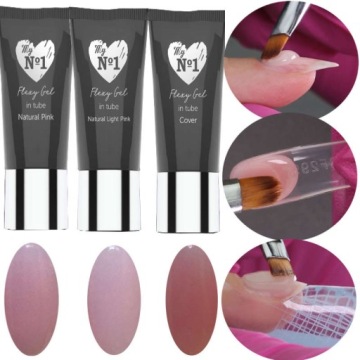 Flexy Gel MyNo1 НАБОР АКРИЛОВЫХ ГЕЛЕЙ большой 100 шт. Форма