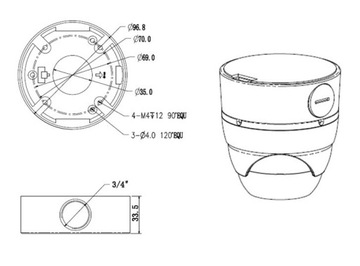 Крепление для камеры BCS-AD11