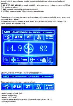 СВАРОЧНЫЙ МАШИНА MAGNUM MIG 211 ALU SYNERGIA LCD PROGRATIS