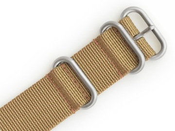 GRUBY PASEK DO ZEGARKA NATO STRONG ZULU 24 KHAKI