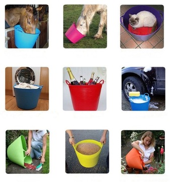 ВЕДРО-КОНТЕЙНЕР REDHOG FLEXI BUCKET ЧЕРНОЕ, 42 Л
