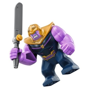 Lego figurka @@@ THANOS + BROŃ @@@ z zestawu 76107