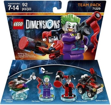 LEGO DIMENSIONS JOKER DC COMICS TEAM PACK 71229