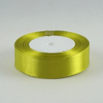 Taśma atłasowa 25mm/32m OLIWKOWA