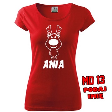 Рождественская футболка Дед Мороз подарок Олень XXL