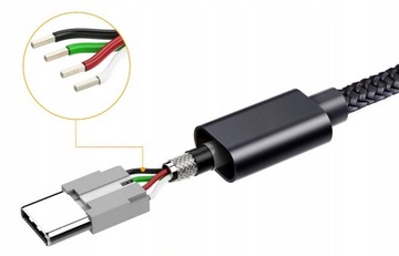 АДАПТЕР USB-C MINI JACK 3,5 ММ АДАПТЕР AUX КАБЕЛЬ ДЛЯ SAMSUNG IPHONE DAC