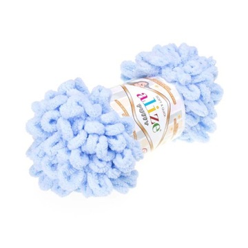 Włóczka dziecięca Alize Puffy nr 183 błękitny