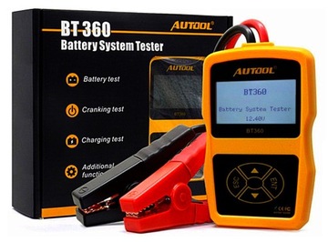 TESTER DO BATERII AKUMULATORÓW 12V AUTOOL BT360 PL