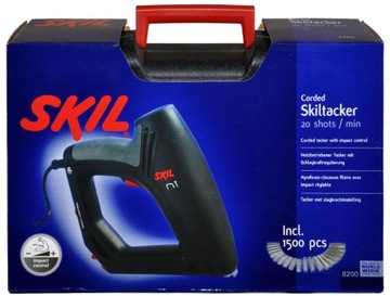 ЭЛЕКТРИЧЕСКИЙ СКОБ 8200 SKIL + 1500 скоб КОРПУС