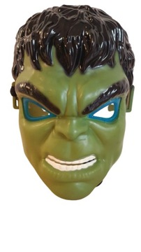 Maska HULK Hulka Avengers strój bal ŚWIECI