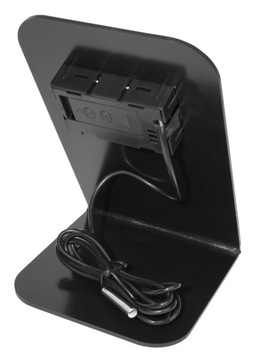 ELEGANCKI ELEKTRONICZNY TERMOMETR POKOJOWY Z SONDĄ