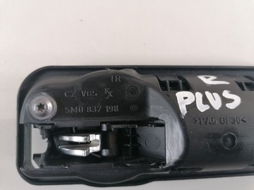 VW GOLF PLUS ДВЕРНАЯ РУЧКА ВНУТРИ ПРАВАЯ ORG 5M0837198
