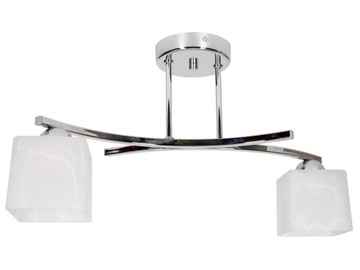 SUFITOWA LAMPA WISZĄCA ŻYRANDOL PLAFON SZKLANA LED