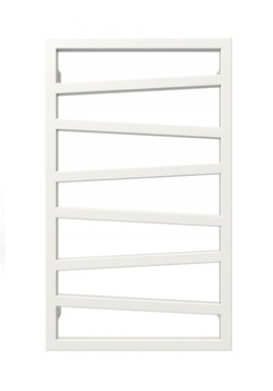 TERMA GRZEJNIK ZIG ZAG 835X500 BIAŁY POŁYSK Z8
