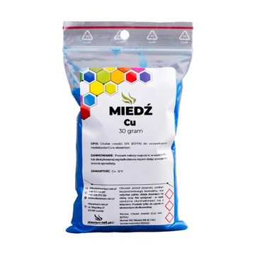 MIEDŹ - CHELAT Cu 30 g