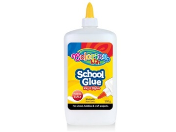 KLEJ W PŁYNIE SCHOOL GLUE KIDS 500G COLORINO