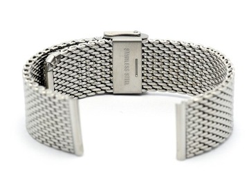 Bransoleta siatka MESH Gruba, Roz. 18-22 STALOWA - Teleskopy