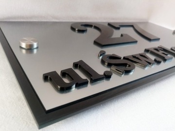 3D адресная табличка, 3D номер дома, штаб-квартира