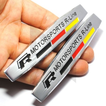 ЭМБЛЕМА VW MOTORSPORTS FENDER BADGE R LINE Крылья Rline