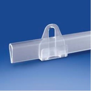 V-полоски для плакатов А4 с крючками, прозрачные. 21 см